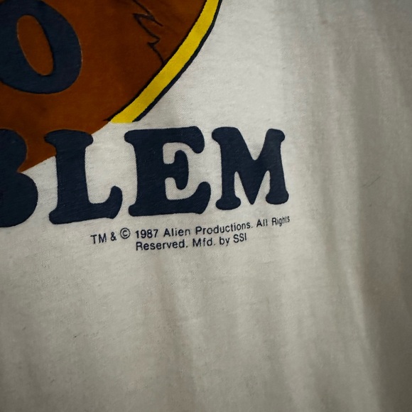 Vintage Alf White Graphic T-Shirt - Picture 3 of 4